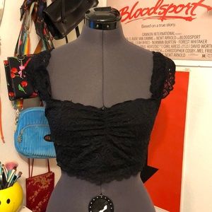 Black Lace Bando
